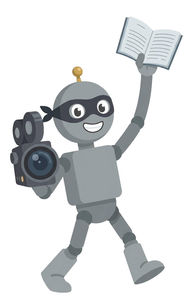 SideKick mascot — a friendly fox wearing headphones and holding a clapperboard